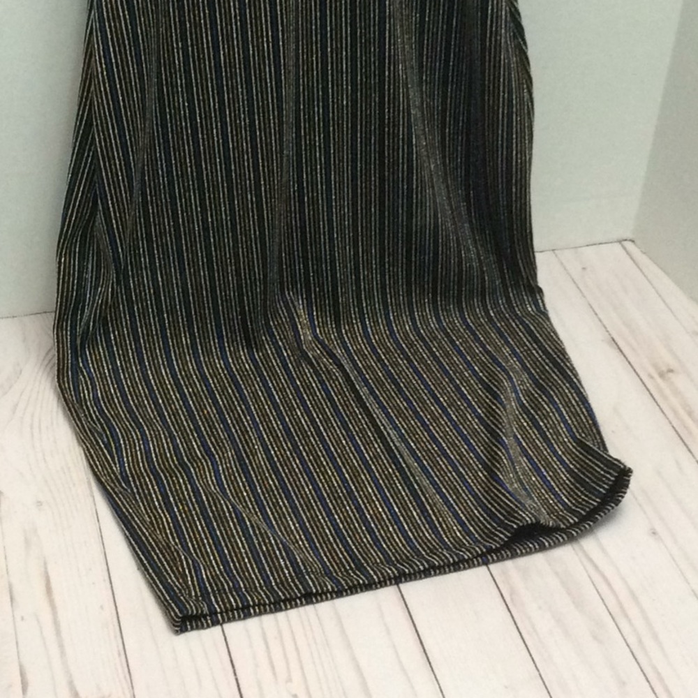 Metallic Vertically Striped MultiColor Body-con - Picture 13 of 14